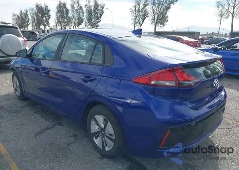 2019 Hyundai Ioniq Blue from USA, damaged, VIN KMHC65LC7KU145204